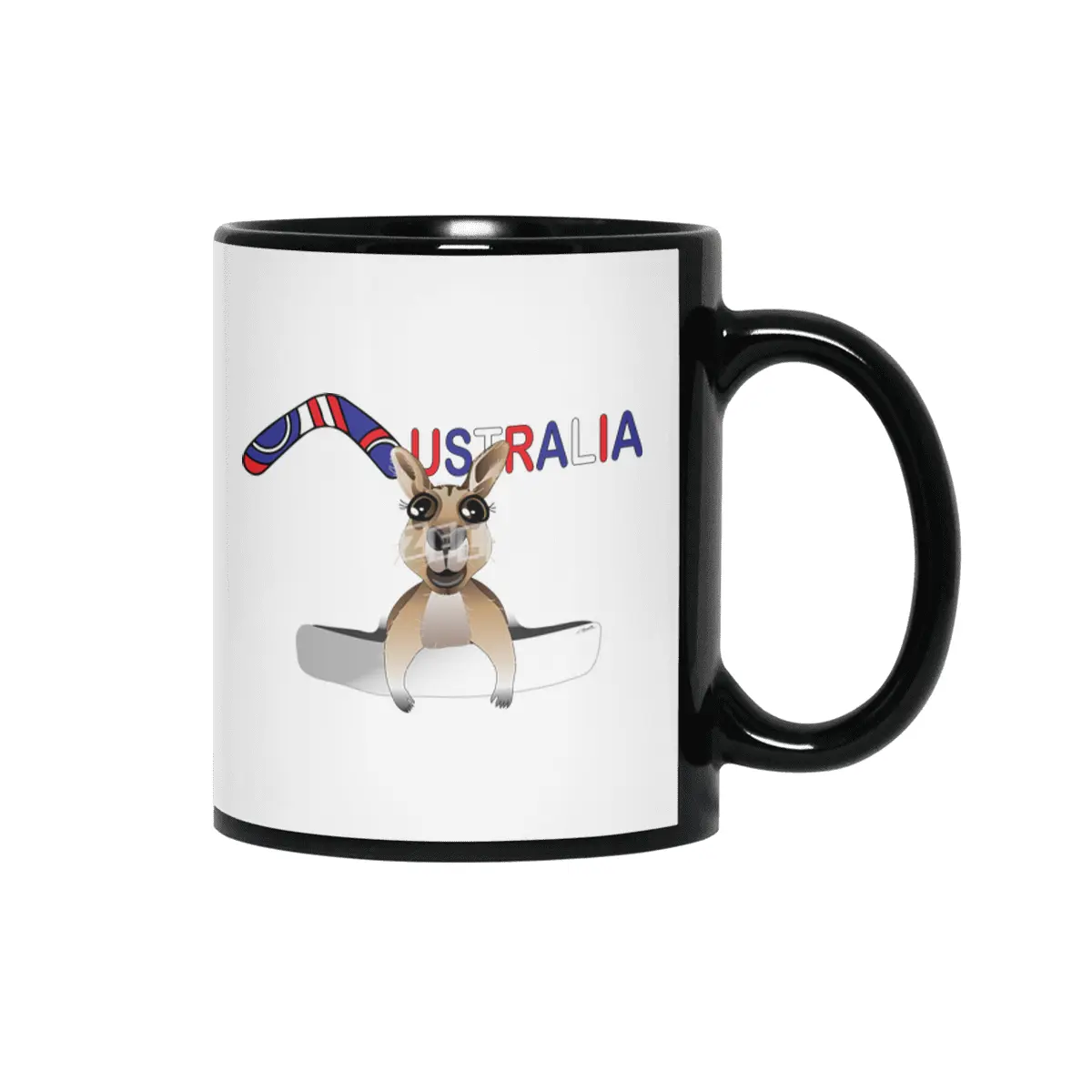 AUSTRALIA - KANGAROO - MOMENTO Siyah Kupa