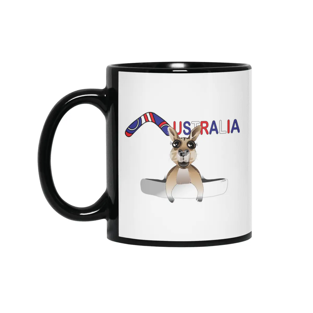 AUSTRALIA - KANGAROO - MOMENTO Siyah Kupa