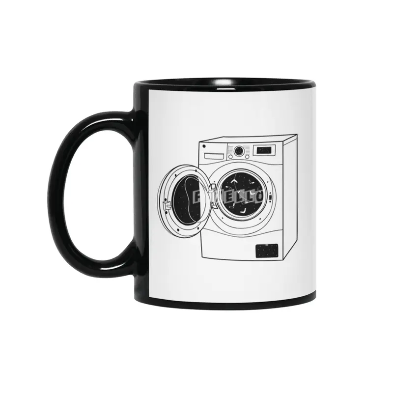 The washing machine and the mystery of the missing socks Siyah Kupa