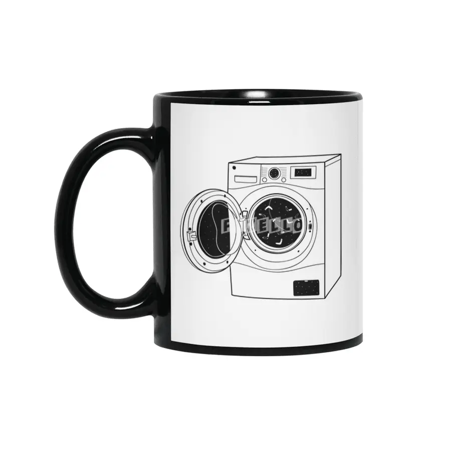 The washing machine and the mystery of the missing socks Siyah Kupa