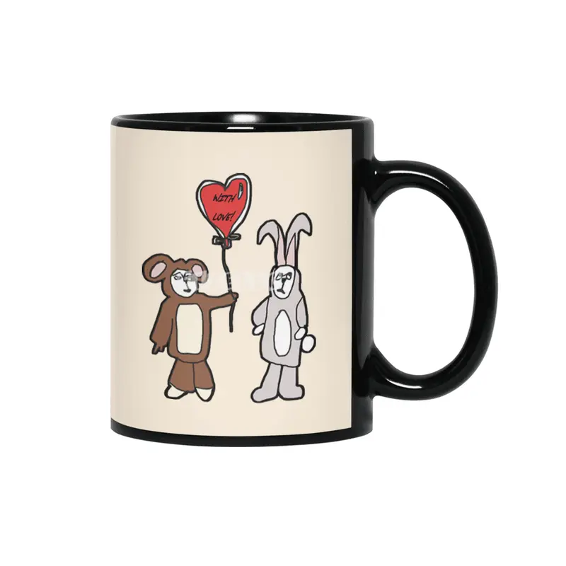 BEAR/ BUNNY LOVE! Siyah Kupa