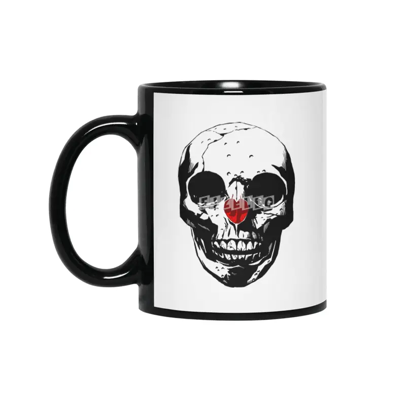Macabre Valentine [dark on light] Siyah Kupa