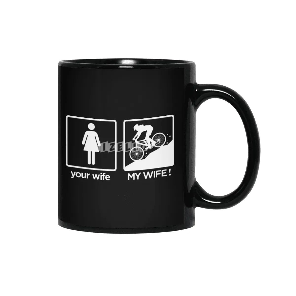 your wife my wife wife t-shirt Siyah Kupa