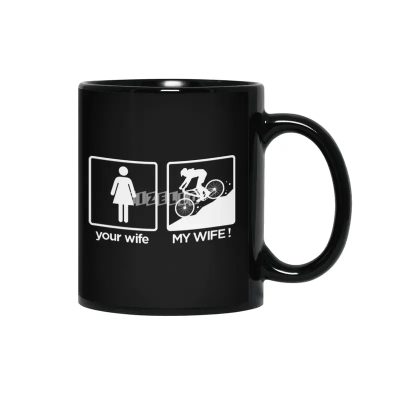 your wife my wife wife t-shirt Siyah Kupa