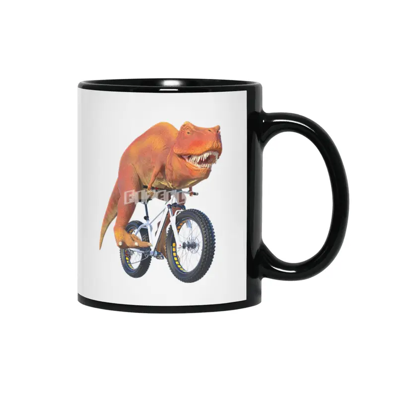 T Rex Bike Rider Siyah Kupa