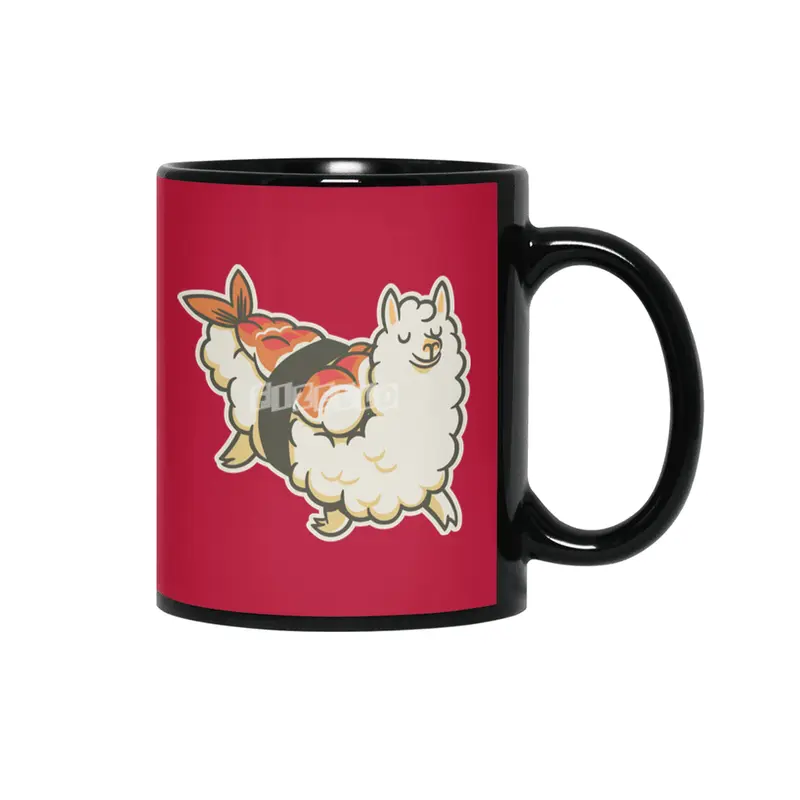 Alpaca Sushi Niguiri I Siyah Kupa
