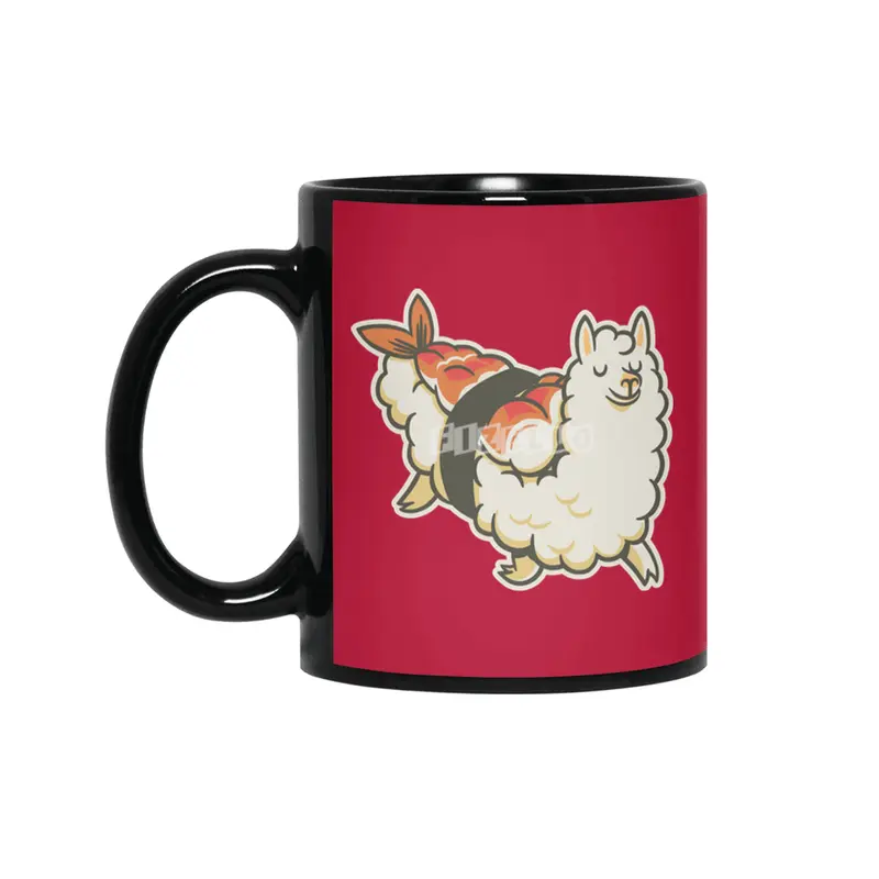 Alpaca Sushi Niguiri I Siyah Kupa