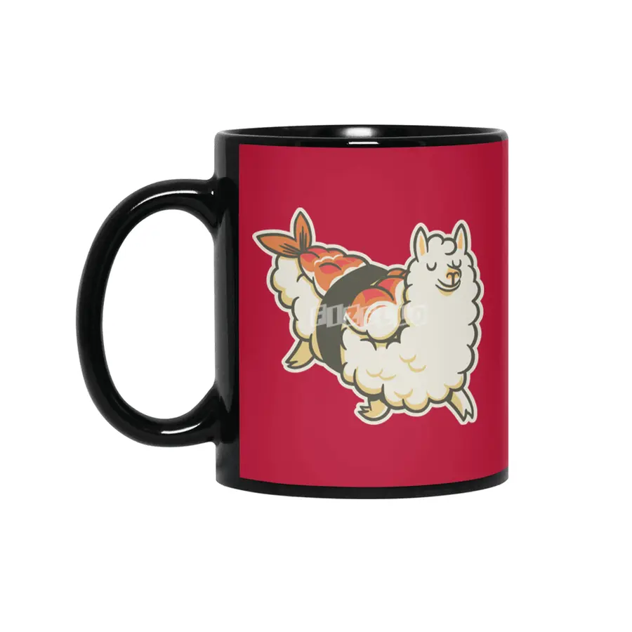 Alpaca Sushi Niguiri I Siyah Kupa
