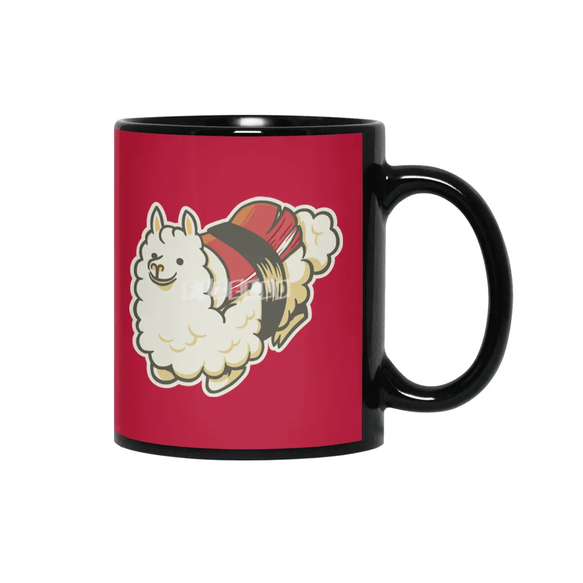 Alpaca Sushi Niguiri Siyah Kupa