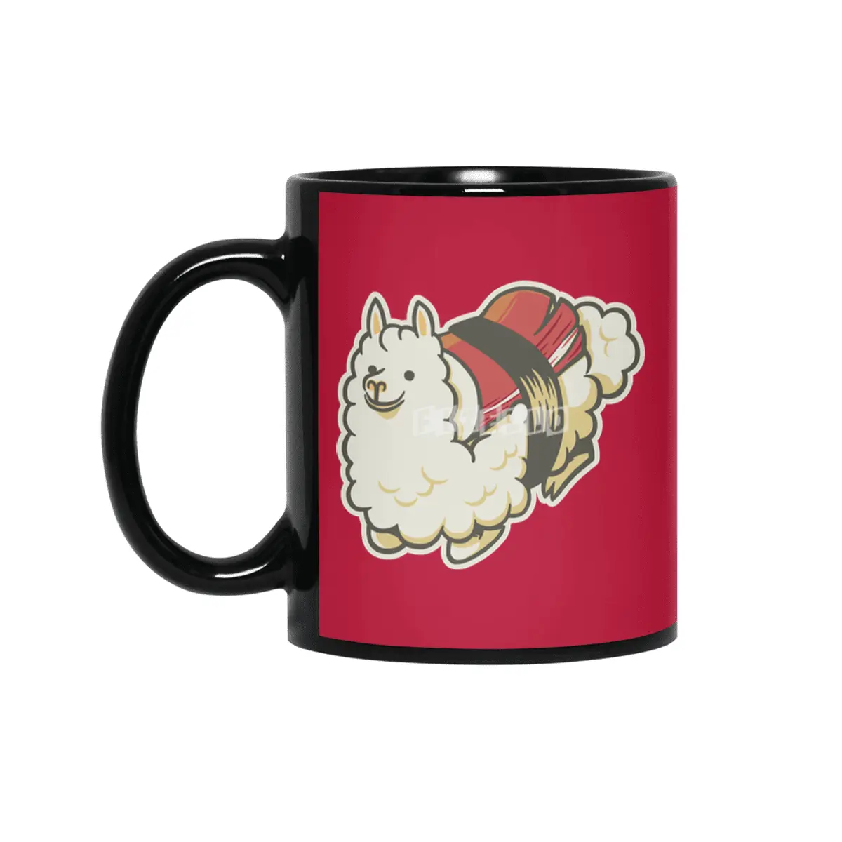 Alpaca Sushi Niguiri Siyah Kupa