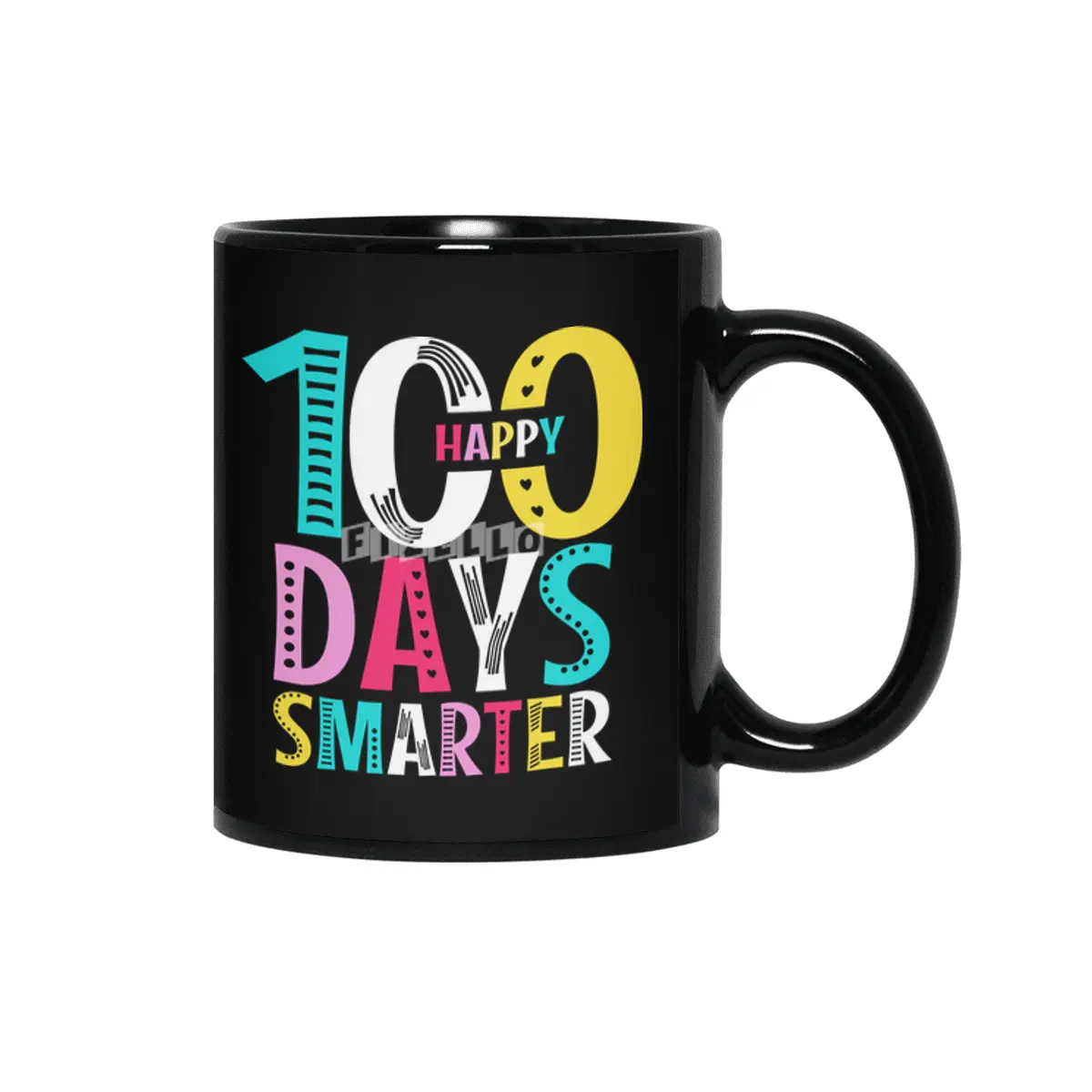 100th Day of School Teacher - 100 Days Smarter Siyah Kupa