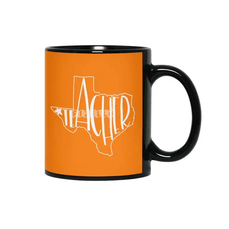 Texas Teacher Tee Siyah Kupa