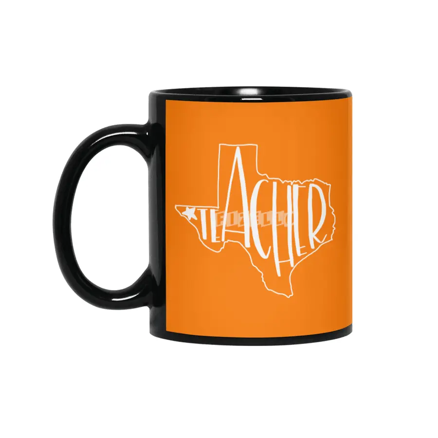 Texas Teacher Tee Siyah Kupa