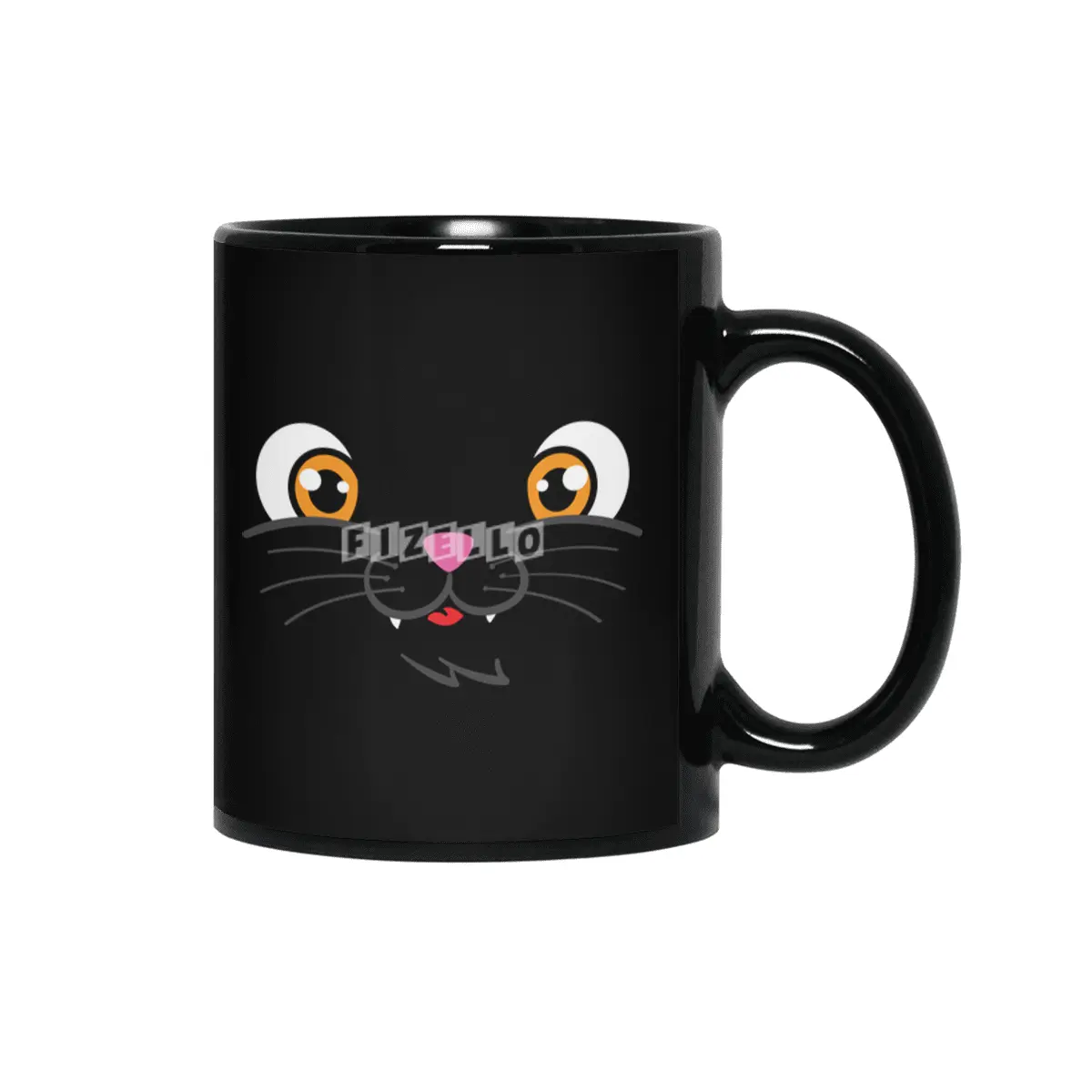 Cat Nose Mask Cute Black Cat Animal Pet Face Mask Siyah Kupa