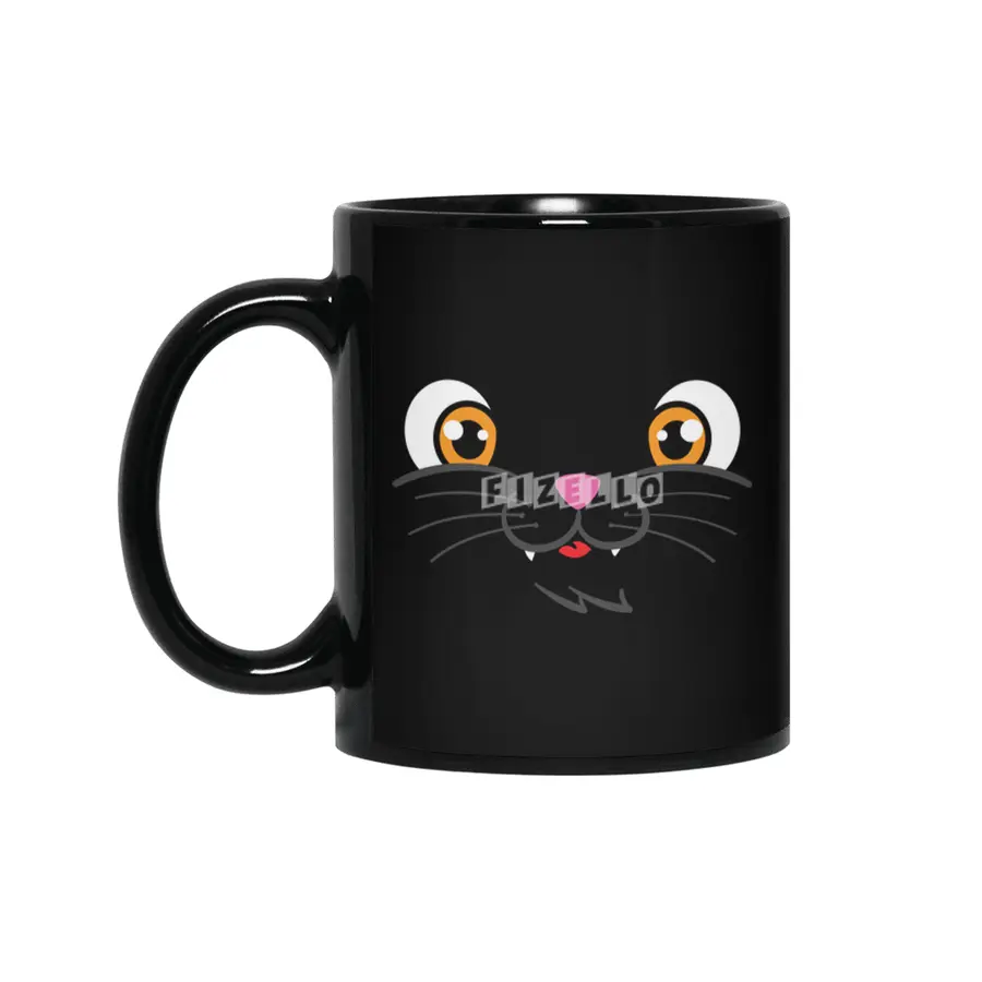 Cat Nose Mask Cute Black Cat Animal Pet Face Mask Siyah Kupa