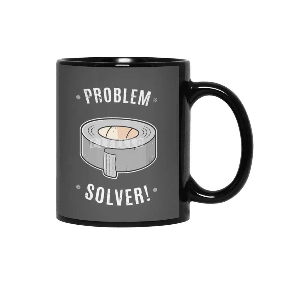 Duct Tape - Problem Solver Siyah Kupa