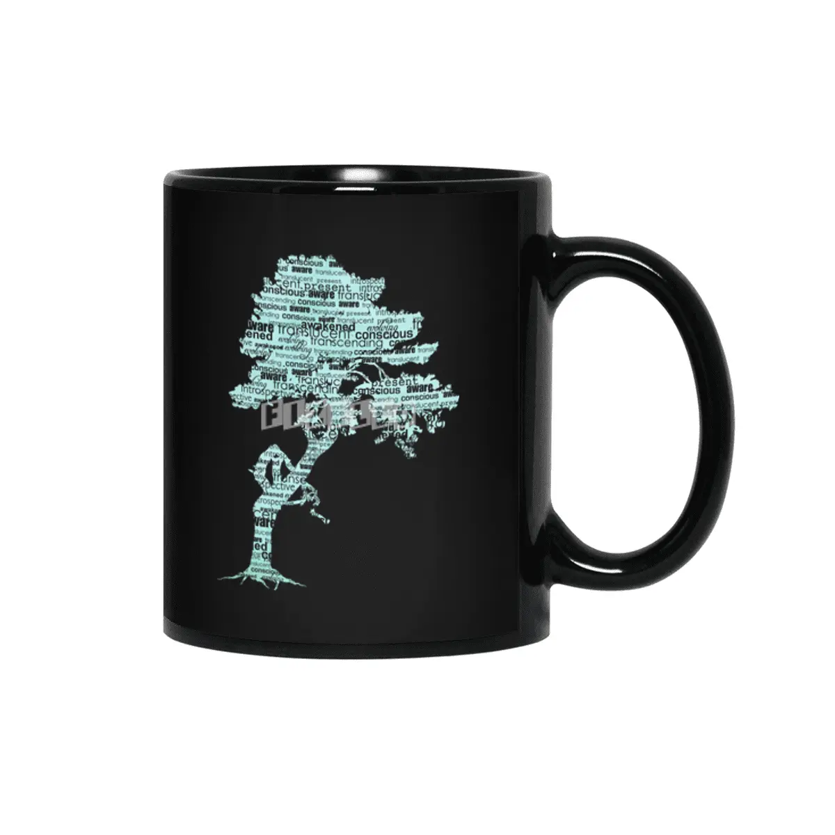 Bodhi Tree (Turquoise) Siyah Kupa