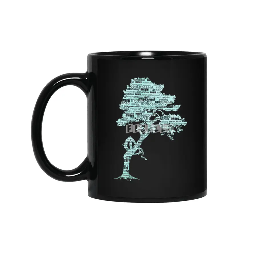 Bodhi Tree (Turquoise) Siyah Kupa
