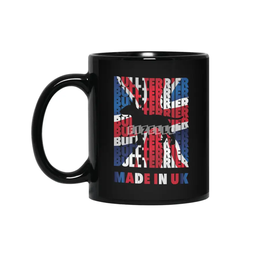 Bull Terrier Made in UK Siyah Kupa