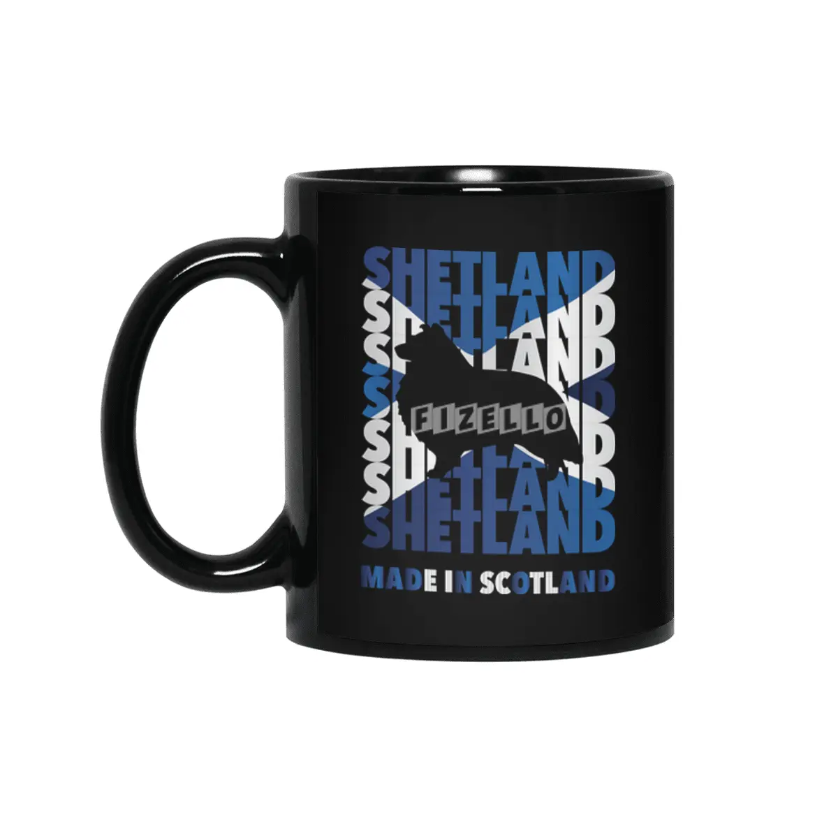 Shetland Made in Scotland Siyah Kupa