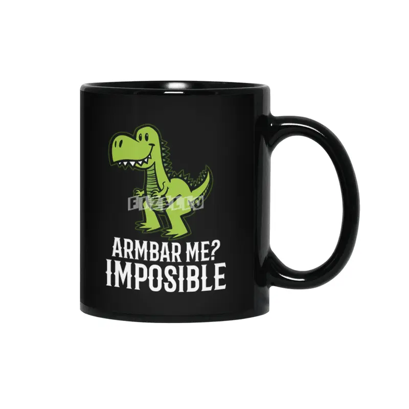 Brazilian Jiu jitsu BJJ Armbar Me Impossible T Rex Siyah Kupa