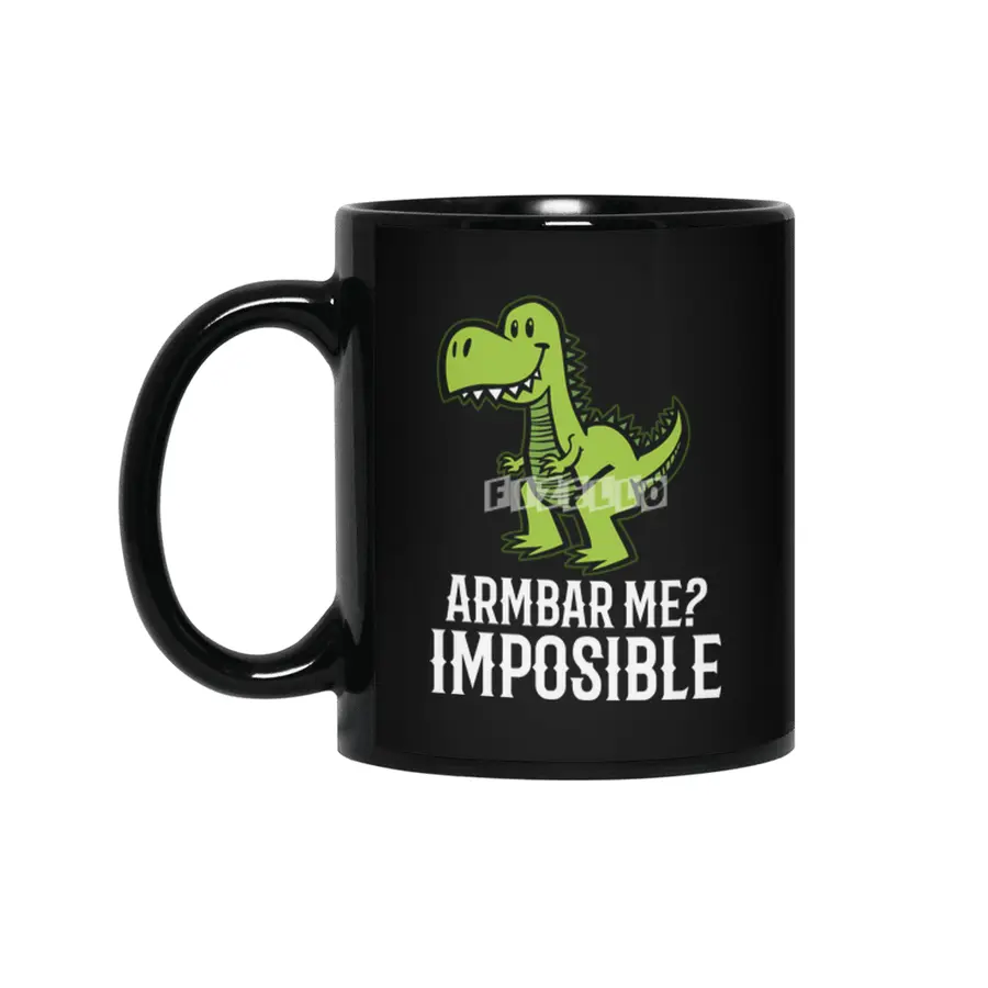 Brazilian Jiu jitsu BJJ Armbar Me Impossible T Rex Siyah Kupa