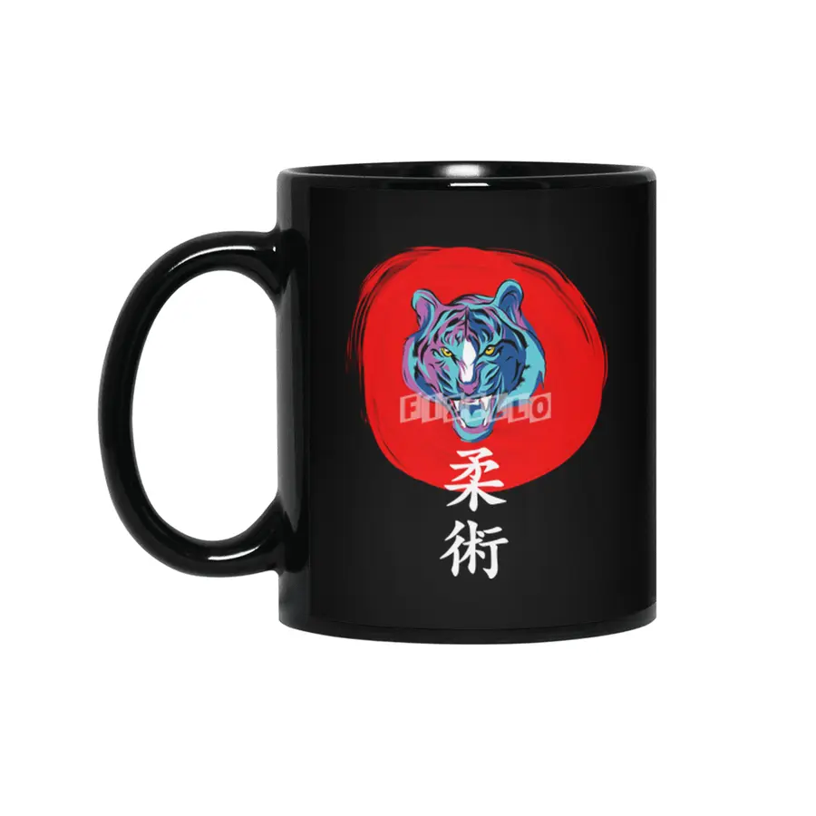 Martial arts karate jiu jitsu tiger Siyah Kupa