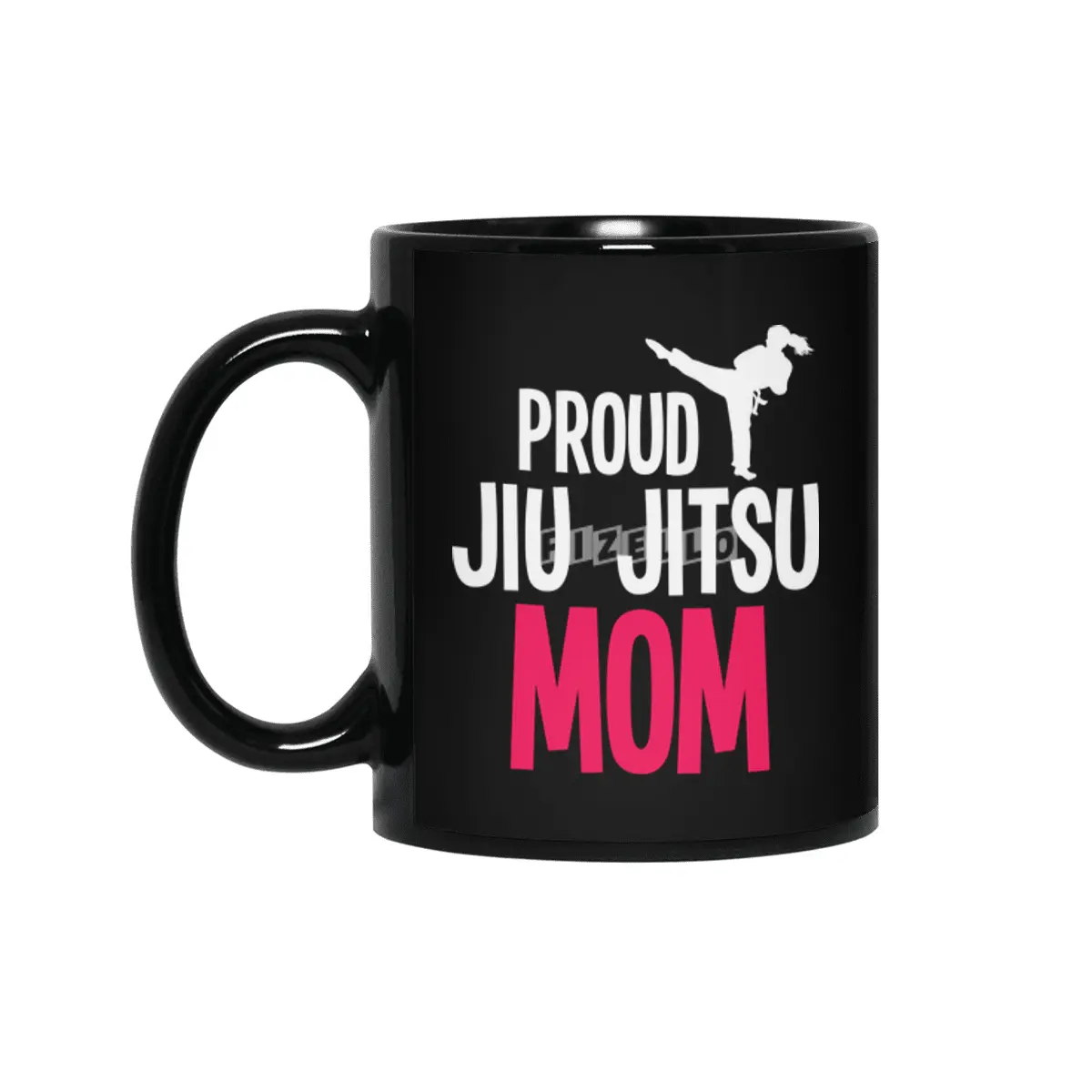 Proud Jiu Jitsu Mom BJJ Martial Arts Siyah Kupa