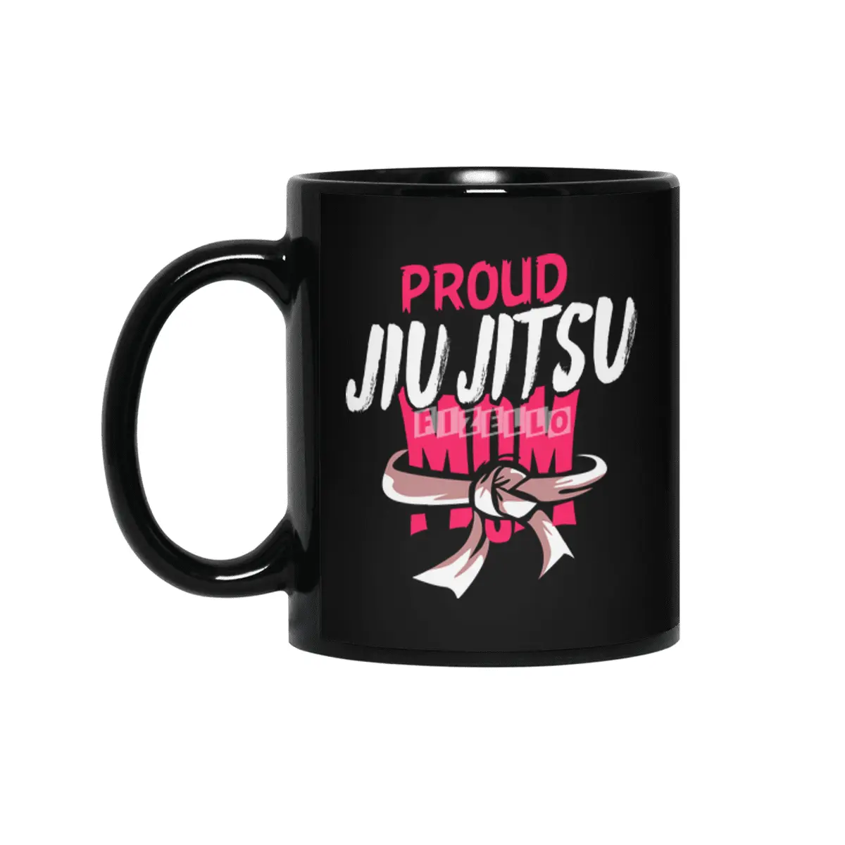 Proud Jiu Jitsu Mom BJJ Martial Arts Siyah Kupa