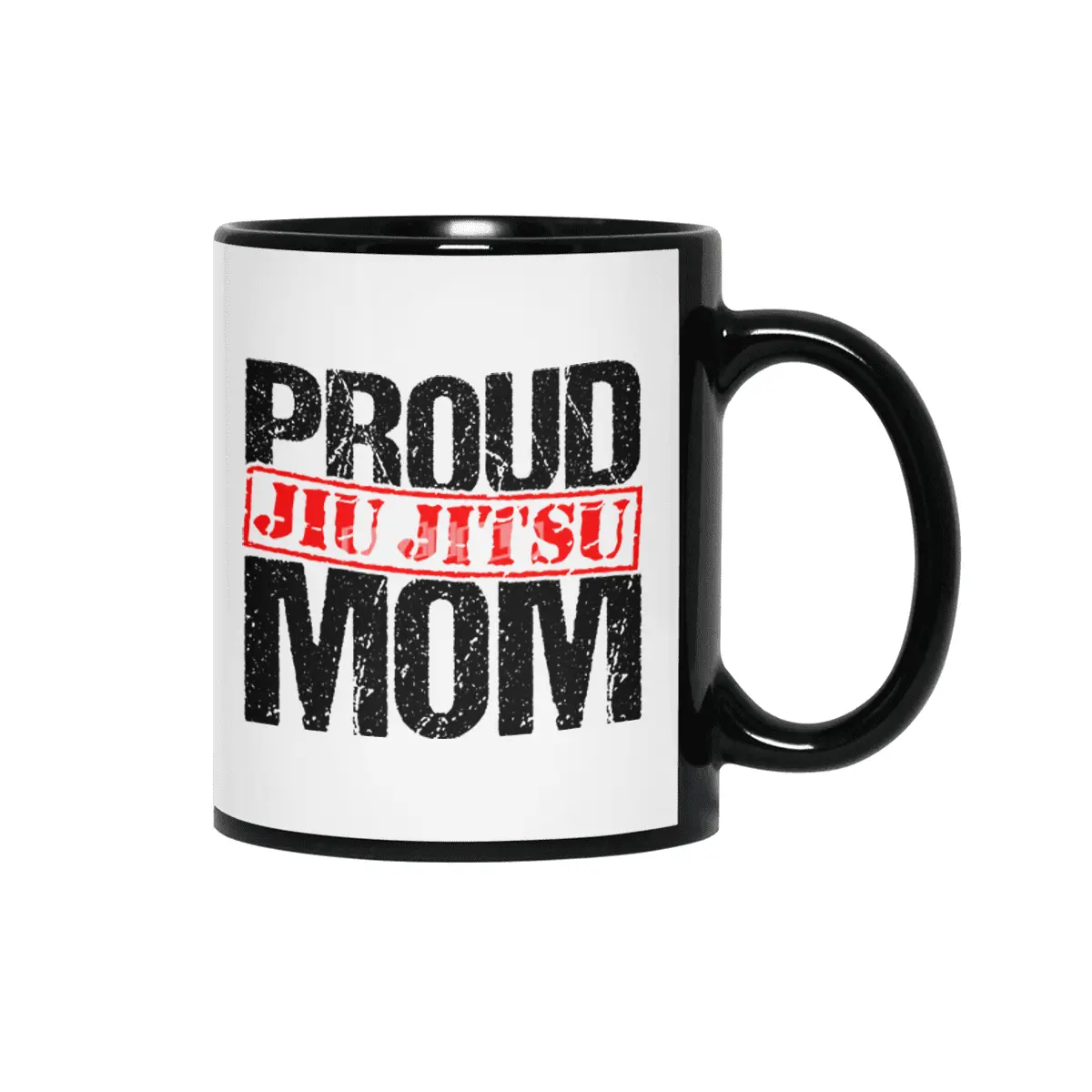 Proud Jiu Jitsu Mom BJJ Martial Arts Siyah Kupa
