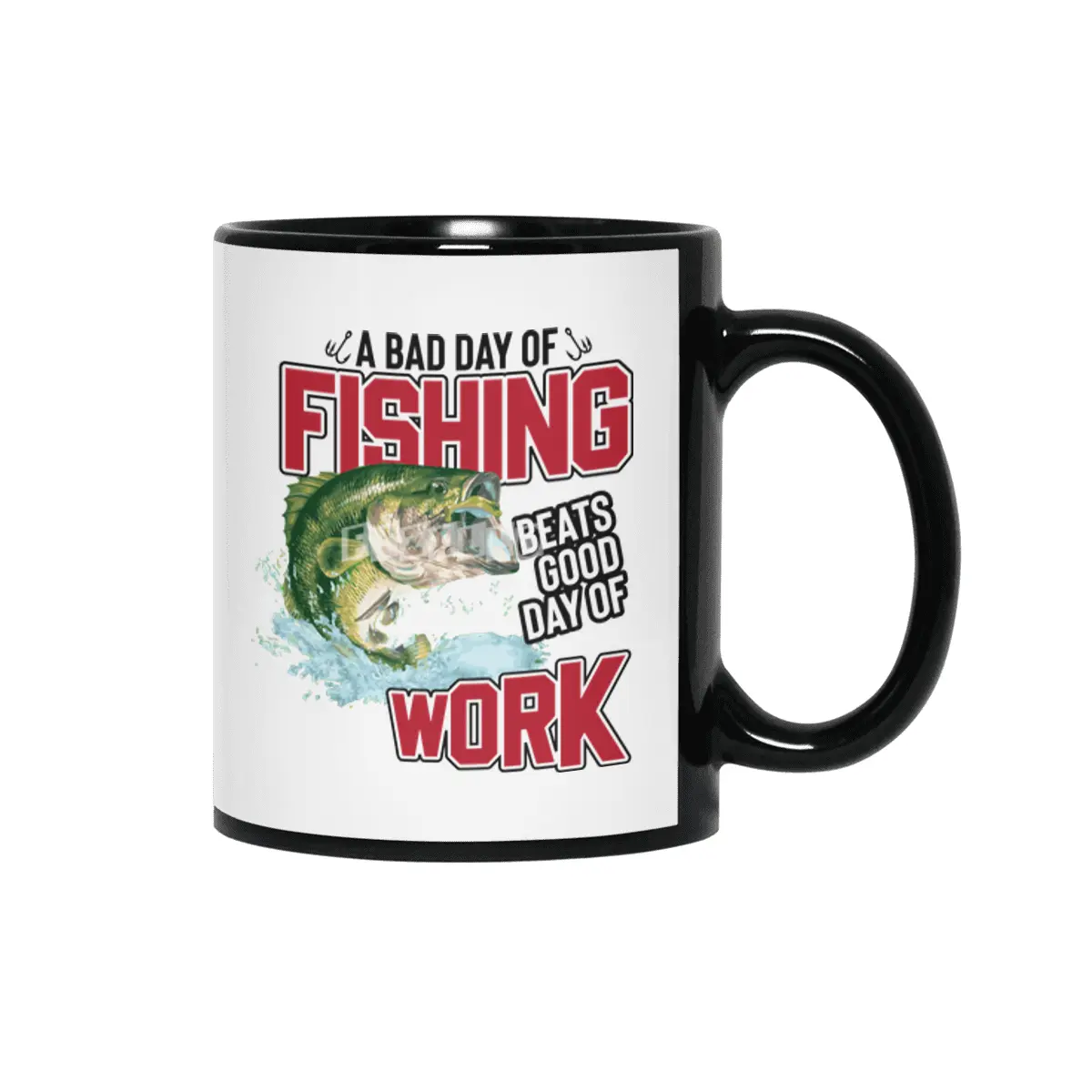 A Bad Day of Fishing Beats Good Day of Work Siyah Kupa