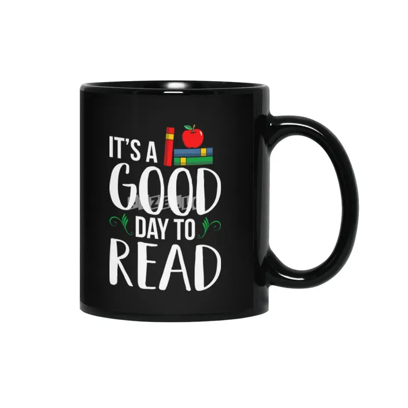 It's a good day to ready School Librarian Day Siyah Kupa