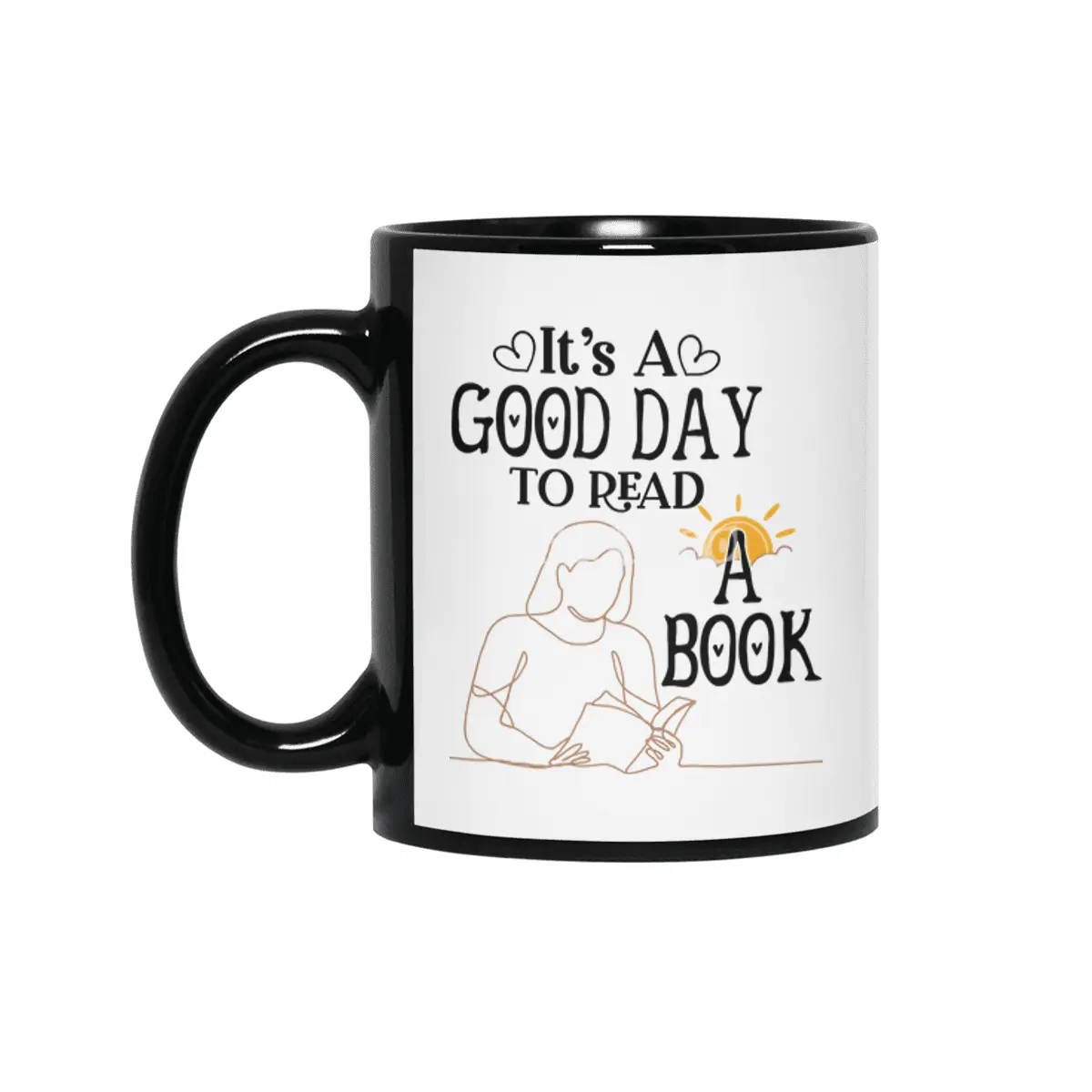 Its A Good Day To Read Shirt, Bookish Shirt, Book Sweatshirt, Poet Shirt, Literature Shirt Siyah Kupa