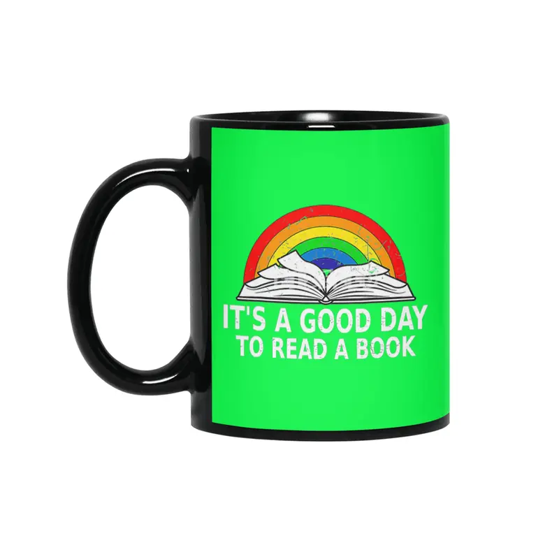 Its a good day to read a book reading lovers Siyah Kupa