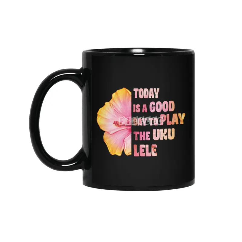 Today is a good day to play the Ukulele with Hibiscus Siyah Kupa
