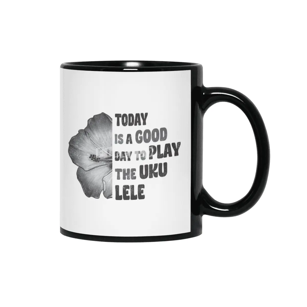 Today is a good day to play the Ukulele with Hibiscus Siyah Kupa