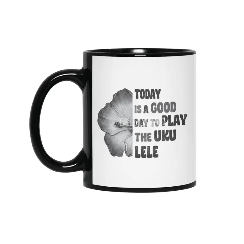 Today is a good day to play the Ukulele with Hibiscus Siyah Kupa
