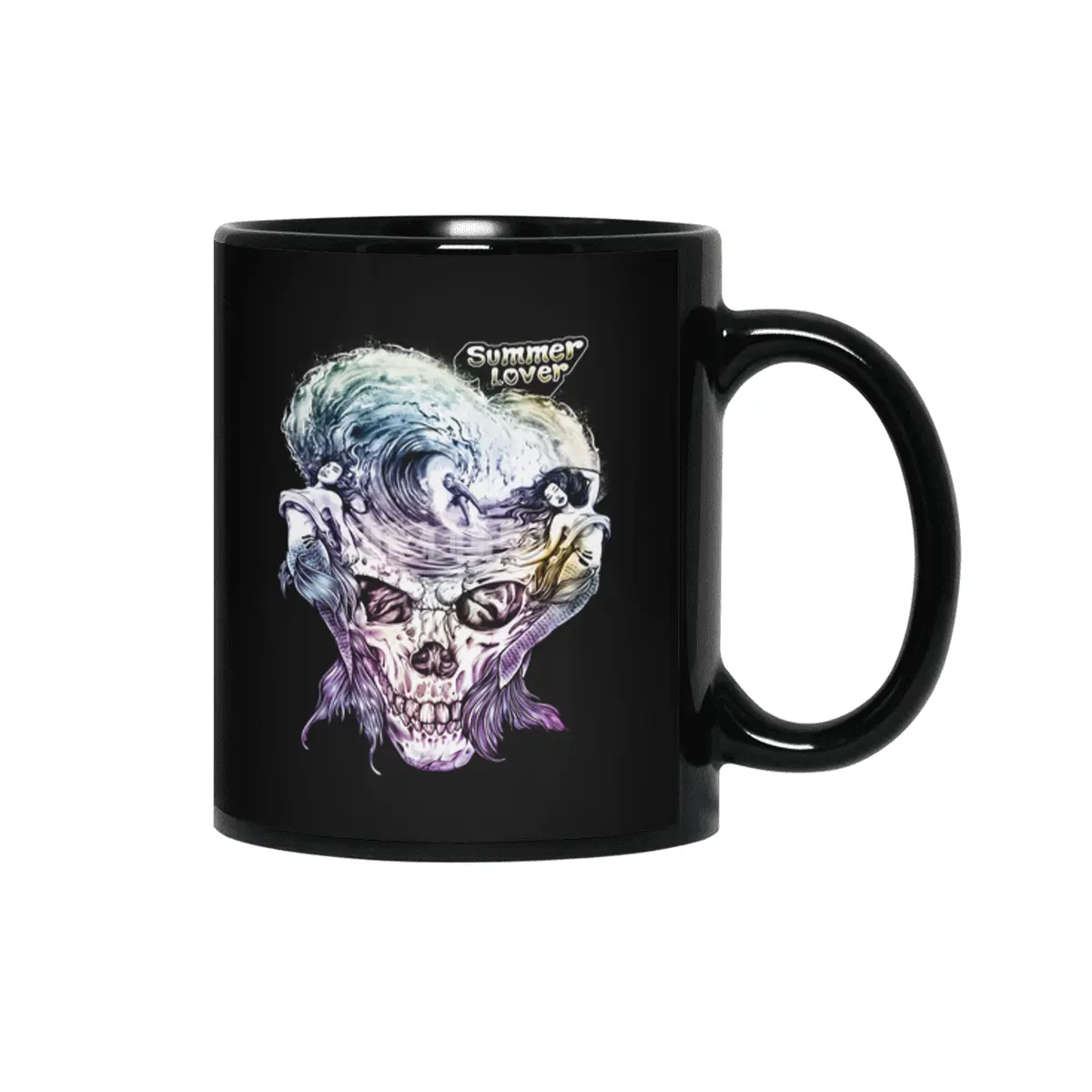 Summer Love Skull Island Siyah Kupa