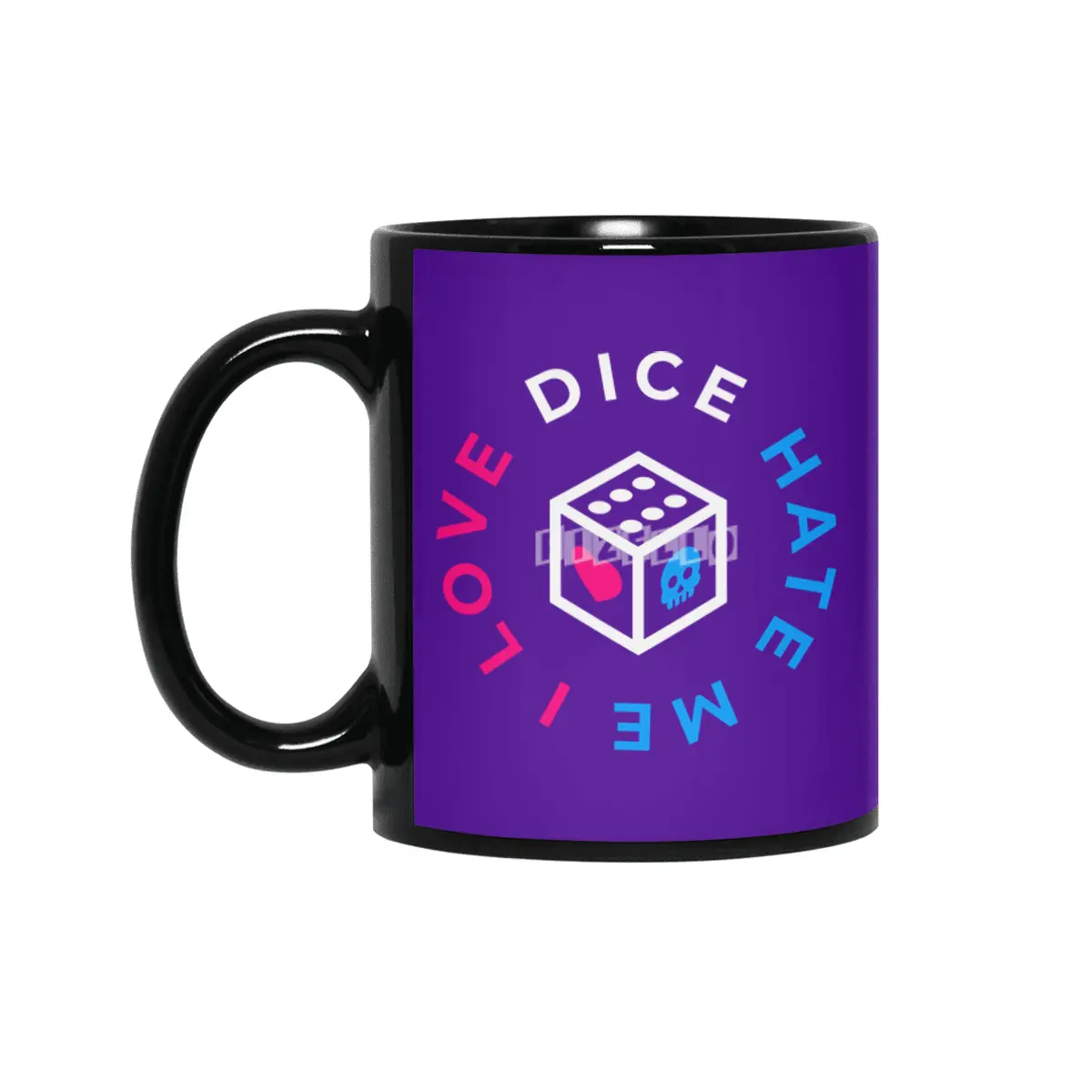 I Love Dice But Dice Hate Me Siyah Kupa