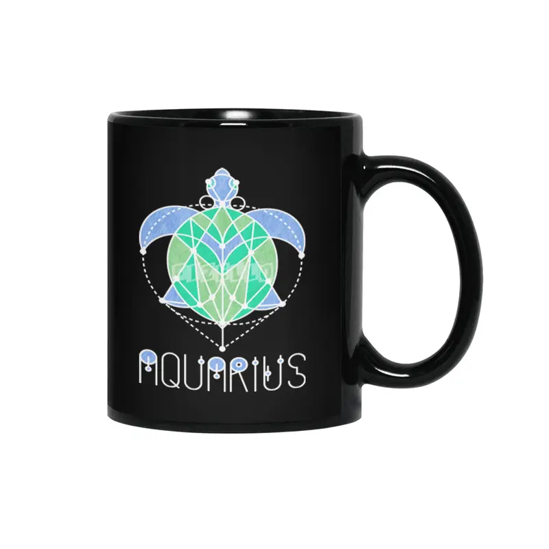AQUARIUS : January 21 - February 19 Siyah Kupa