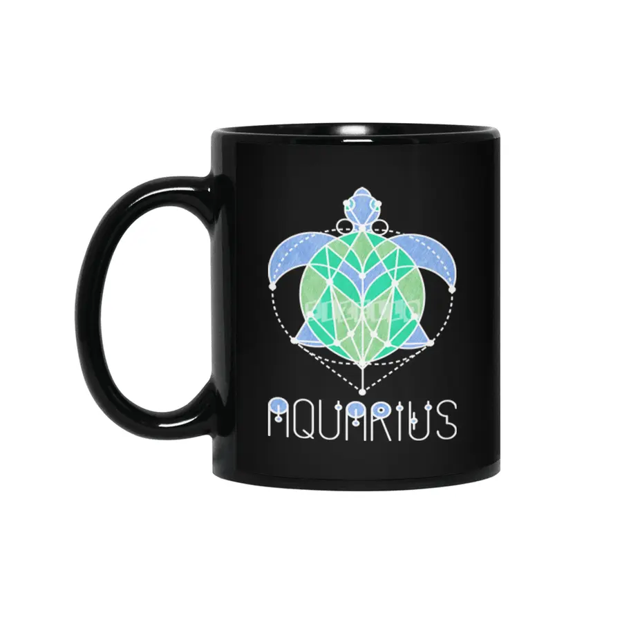 AQUARIUS : January 21 - February 19 Siyah Kupa
