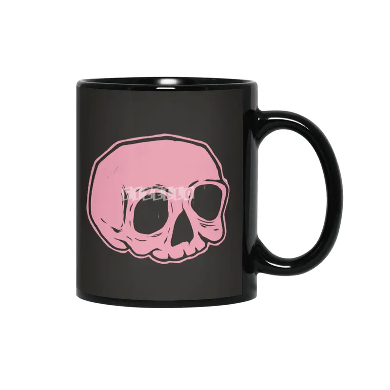 Classic Skull (PINK) Siyah Kupa
