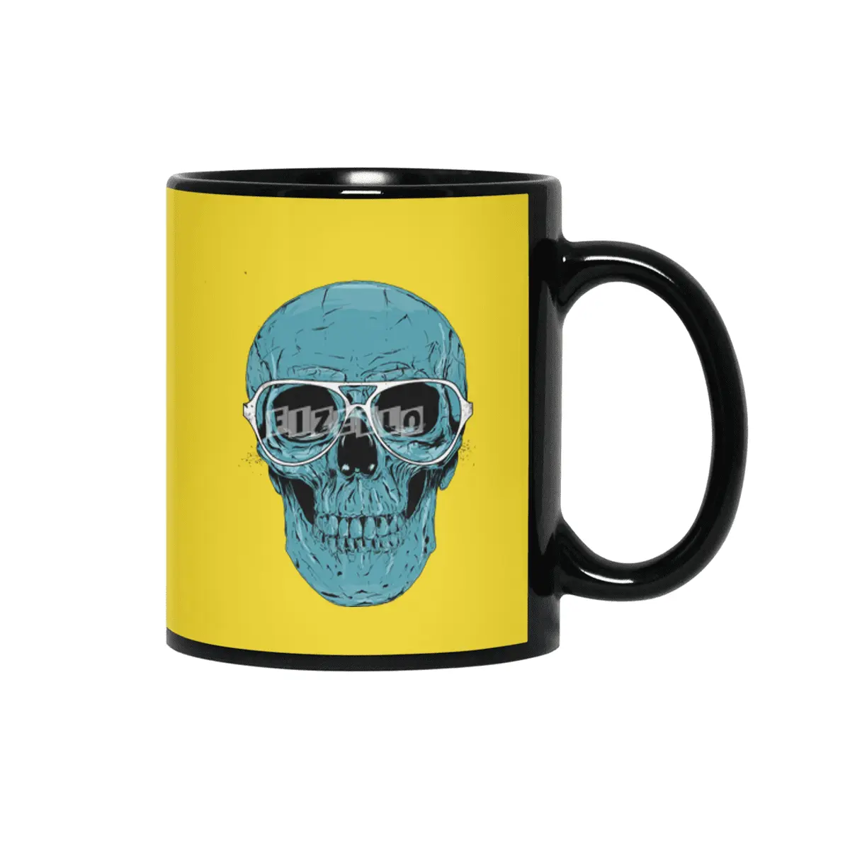 Blue skull Siyah Kupa