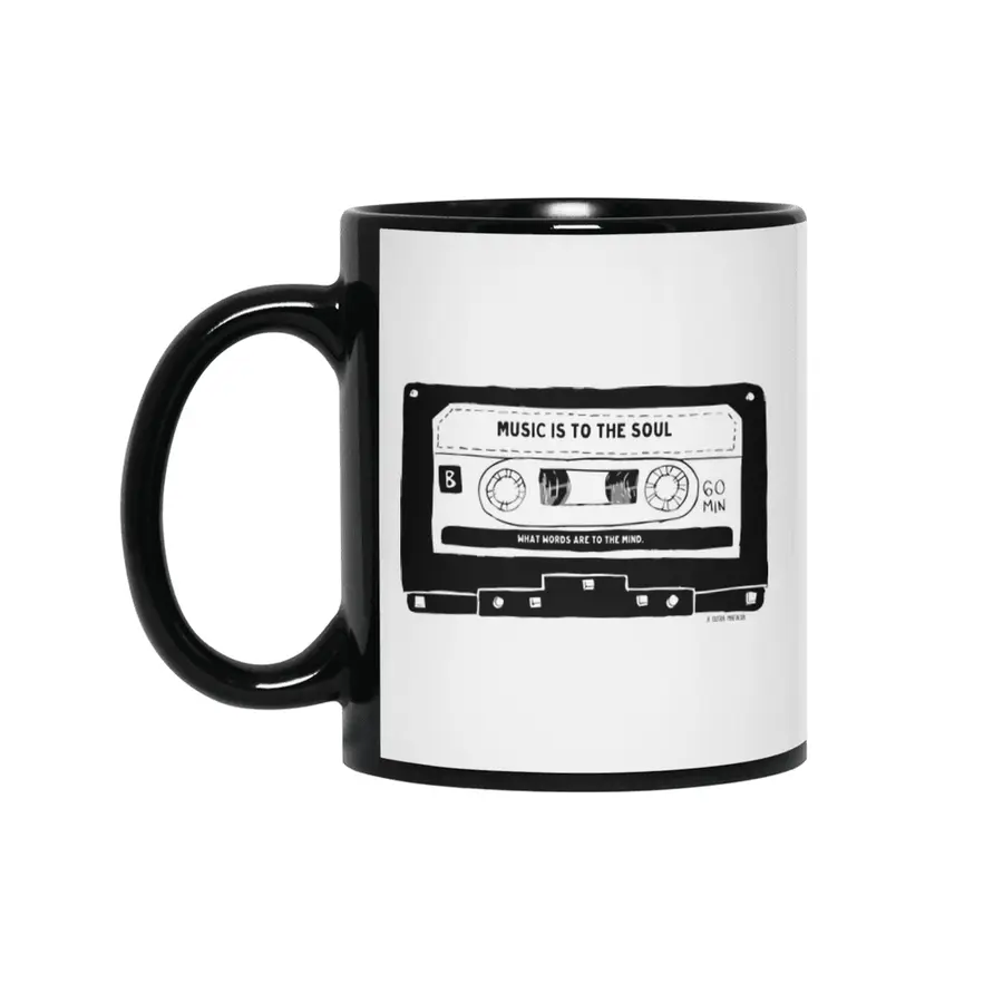 Cassette - Music is to the Soul What words are to the Mind Siyah Kupa