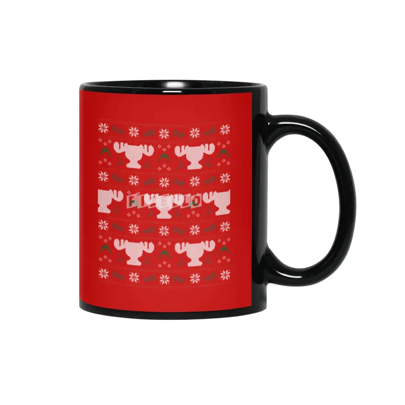 Griswold Christmas Sweater Siyah Kupa