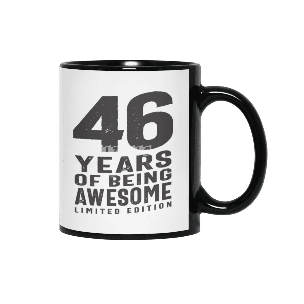 46 Years Of Being Awesome 46th Birthday Siyah Kupa