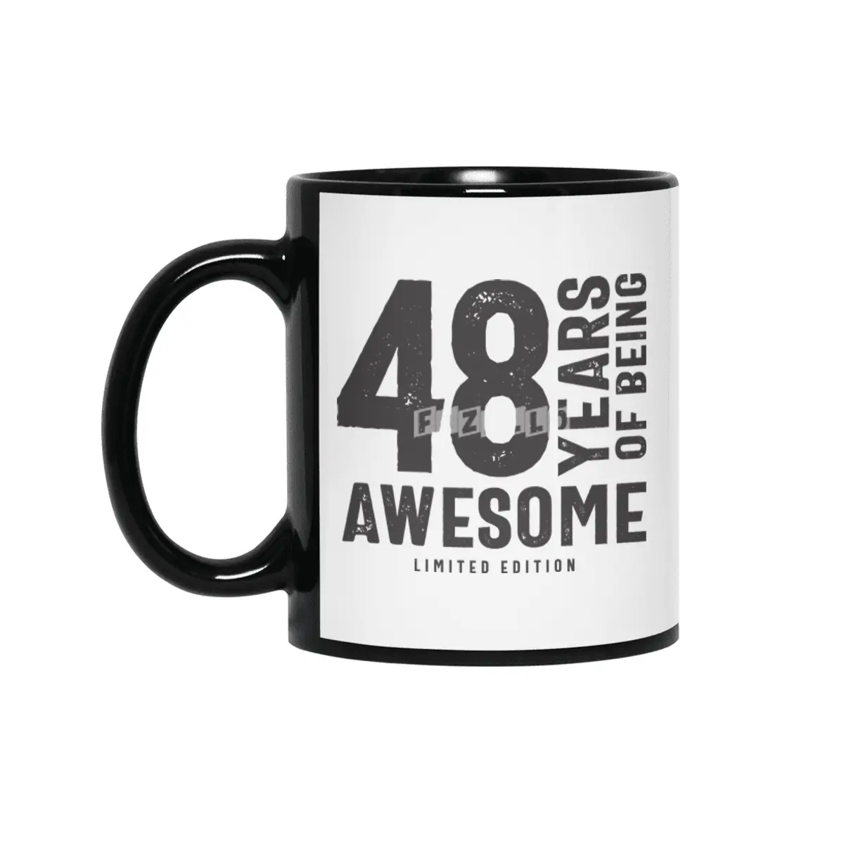 48 Years Of Being Awesome 48th Birthday Siyah Kupa
