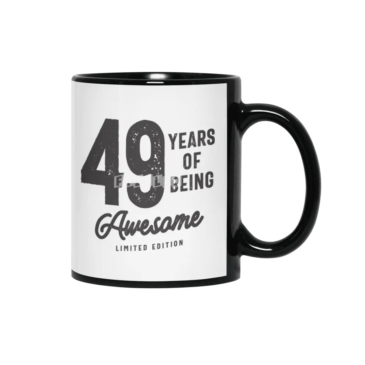 49 Years Of Being Awesome 49th Birthday Siyah Kupa