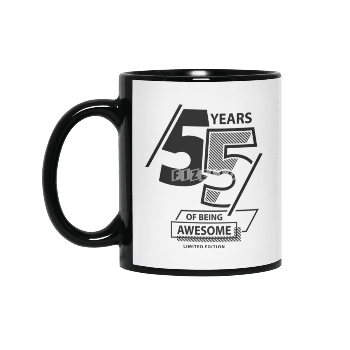 55 Years Of Being Awesome 55th Birthday Siyah Kupa