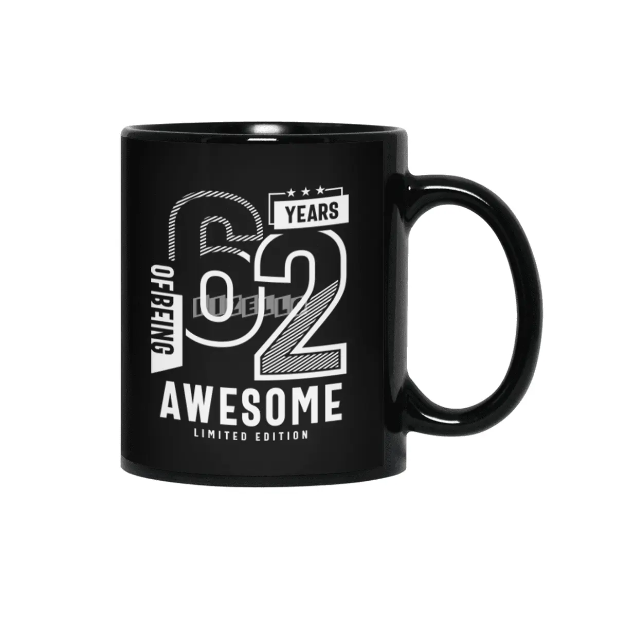 62 Years Of Being Awesome - 62nd Birthday Siyah Kupa